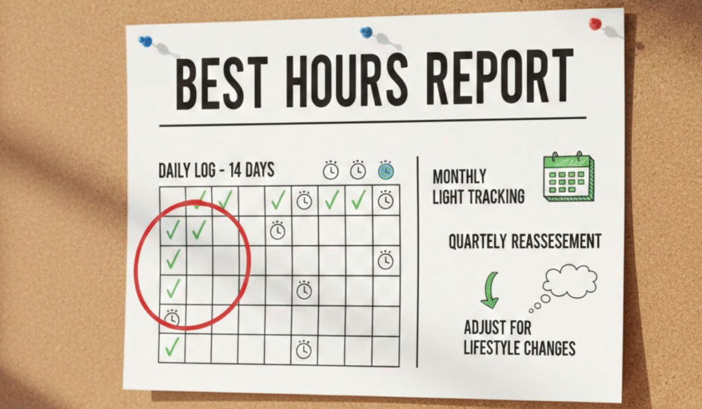 My Best Hours Report